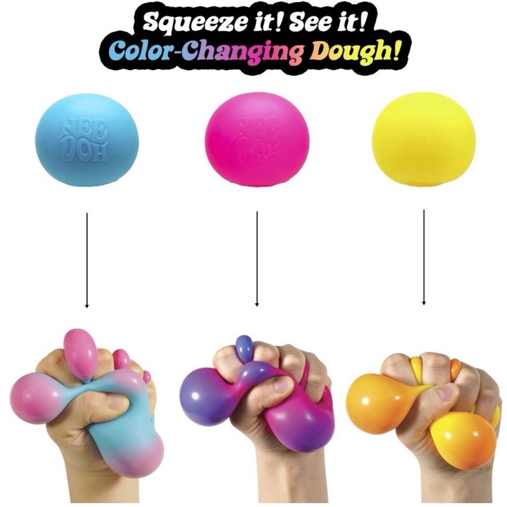π Schylling Color Changing NeeDoh Sensory Fidget Toy β Blue | NEW π - Picture 3 of 8